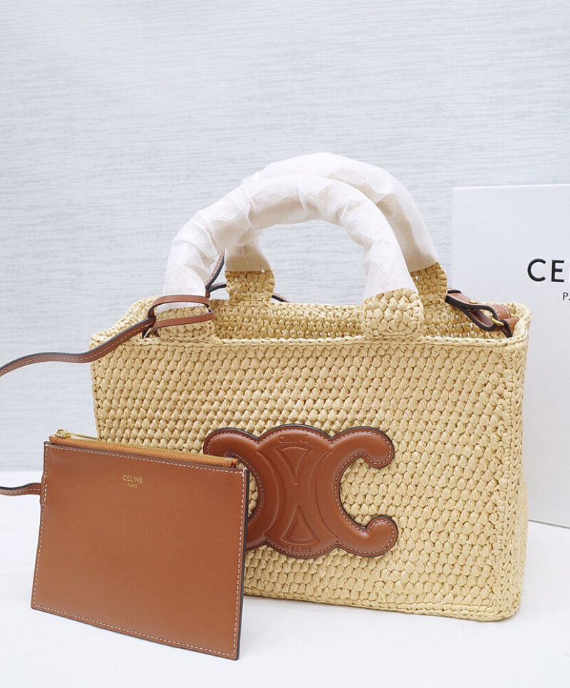 Celine Cabas Thais Small Bag 116302 Coffee